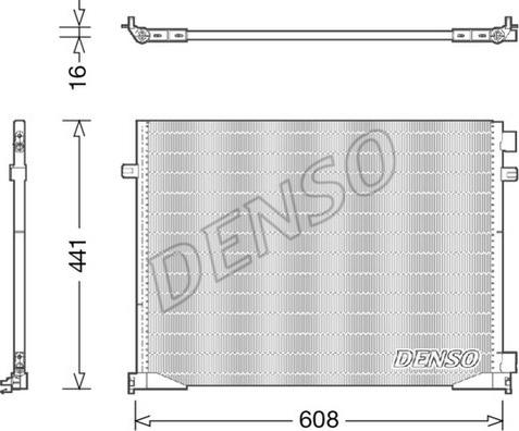 NPS DCN23035 - Конденсатор, кондиціонер autocars.com.ua