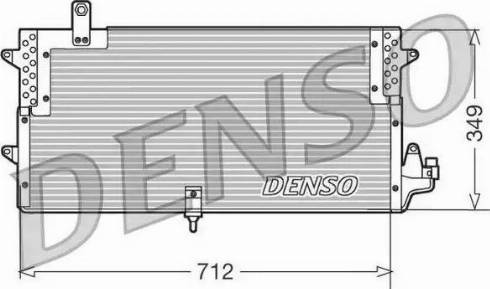 NPS DCN32006 - Конденсатор, кондиціонер autocars.com.ua