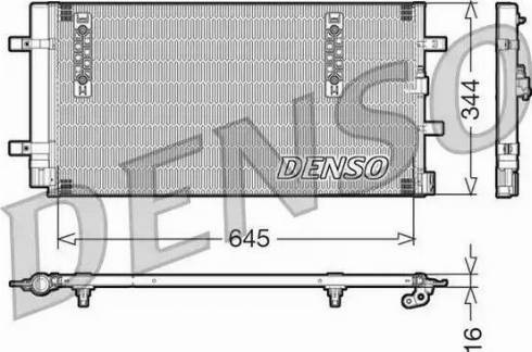 NPS DCN32060 - Конденсатор, кондиціонер autocars.com.ua