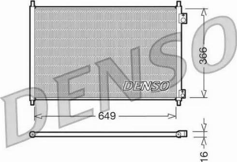 NPS DCN40006 - Конденсатор кондиционера avtokuzovplus.com.ua