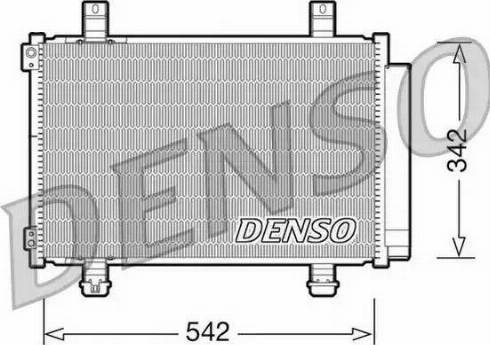 NPS DCN47005 - Конденсатор, кондиціонер autocars.com.ua