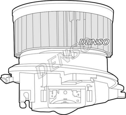 NPS DEA21007 - Вентилятор салону autocars.com.ua