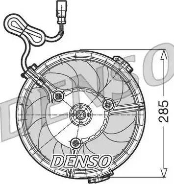 NPS DER02005 - Вентилятор, охлаждение двигателя autodnr.net
