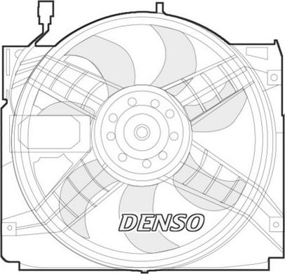 NPS DER05004 - Вентилятор, охлаждение двигателя avtokuzovplus.com.ua