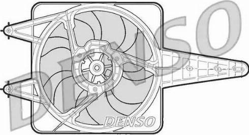 NPS DER13203 - Вентилятор, охолодження двигуна autocars.com.ua