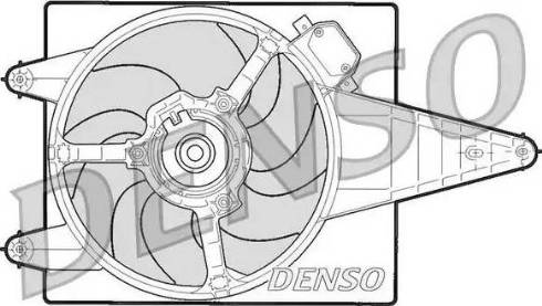 NPS DER13204 - Вентилятор, охолодження двигуна autocars.com.ua