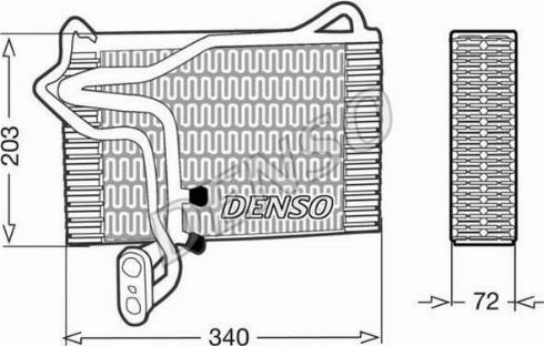NPS DEV02002 - Випарник, кондиціонер autocars.com.ua