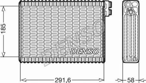 NPS DEV09013 - Випарник, кондиціонер autocars.com.ua