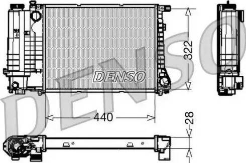 NPS DRM05042 - Радиатор, охлаждение двигателя avtokuzovplus.com.ua