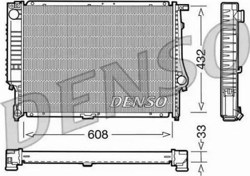 NPS DRM05052 - Радиатор, охлаждение двигателя autodnr.net