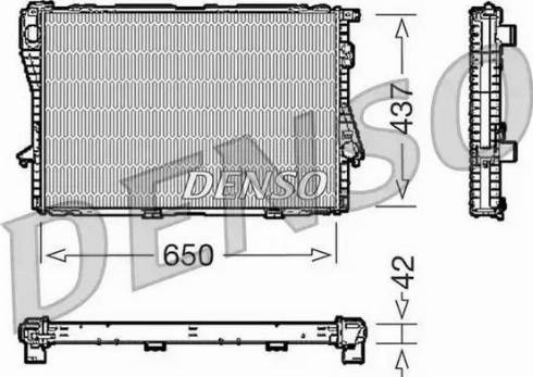 NPS DRM05068 - Радиатор, охлаждение двигателя avtokuzovplus.com.ua