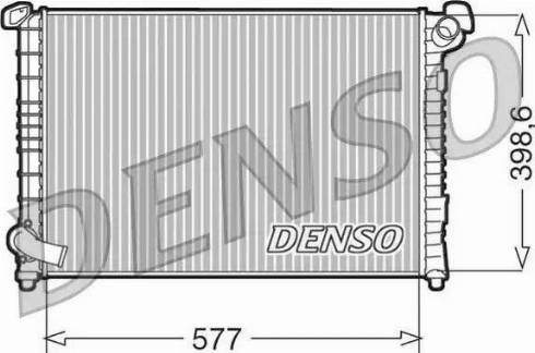 NPS DRM05101 - Радіатор, охолодження двигуна autocars.com.ua