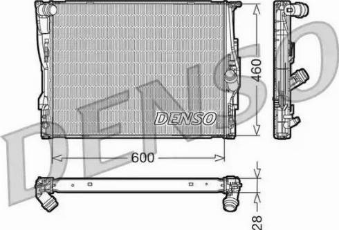 NPS DRM05110 - Радіатор, охолодження двигуна autocars.com.ua