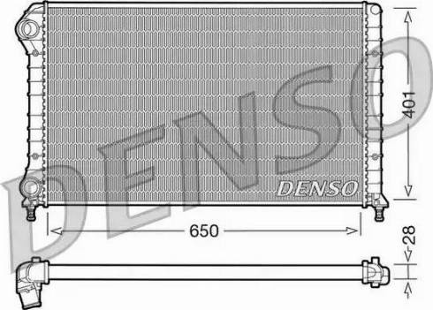 NPS DRM09061 - Радіатор, охолодження двигуна autocars.com.ua