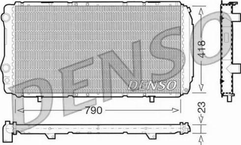 NPS DRM09074 - Радиатор, охлаждение двигателя avtokuzovplus.com.ua