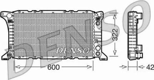 NPS DRM10092 - Радіатор, охолодження двигуна autocars.com.ua