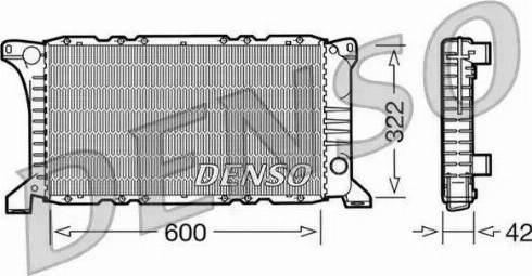 NPS DRM10097 - Радіатор, охолодження двигуна autocars.com.ua