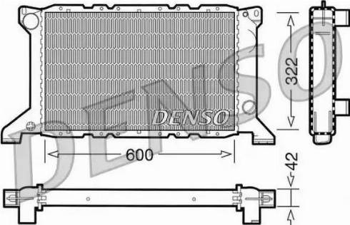 NPS DRM10098 - Радіатор, охолодження двигуна autocars.com.ua