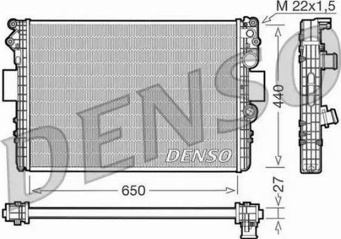 NPS DRM12002 - Радіатор, охолодження двигуна autocars.com.ua