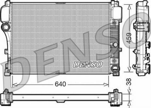 NPS DRM17008 - Радіатор, охолодження двигуна autocars.com.ua