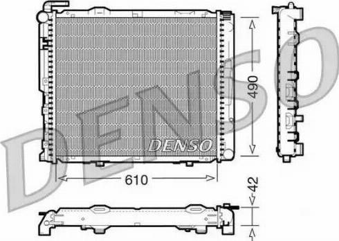 NPS DRM17035 - Радіатор, охолодження двигуна autocars.com.ua