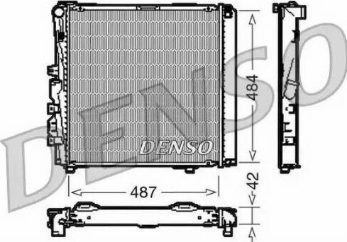 NPS DRM17053 - Радіатор, охолодження двигуна autocars.com.ua