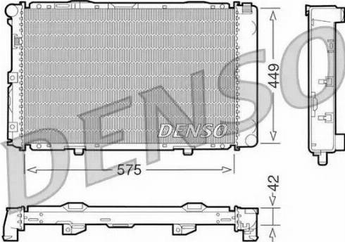 NPS DRM17065 - Радіатор, охолодження двигуна autocars.com.ua