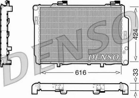 NPS DRM17070 - Радиатор, охлаждение двигателя autodnr.net