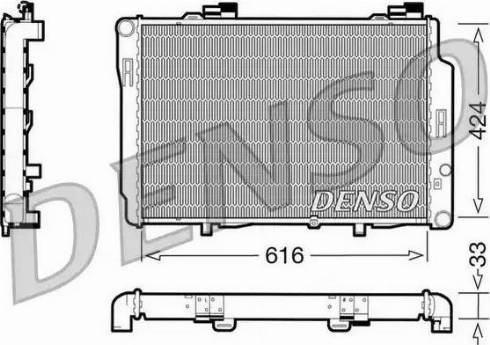 NPS DRM17070 - Радиатор, охлаждение двигателя avtokuzovplus.com.ua