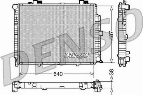 NPS DRM17086 - Радиатор, охлаждение двигателя autodnr.net