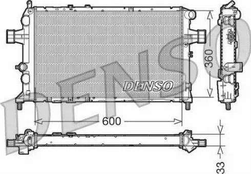 NPS DRM20018 - Радіатор, охолодження двигуна autocars.com.ua