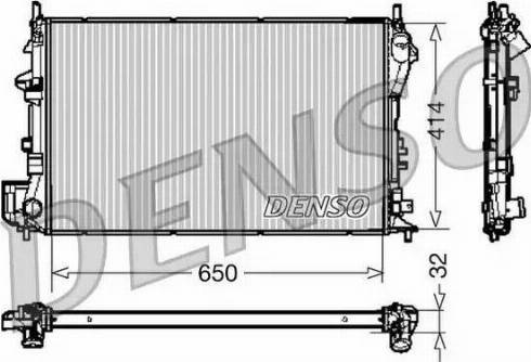 NPS DRM20029 - Радіатор, охолодження двигуна autocars.com.ua