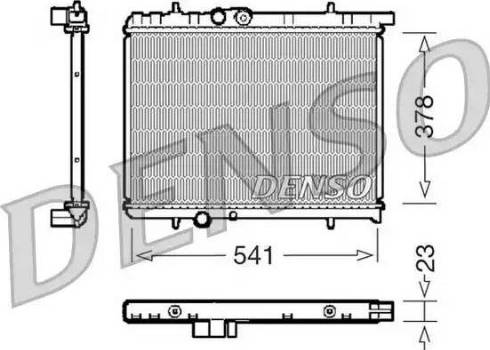 NPS DRM21031 - Радиатор, охлаждение двигателя avtokuzovplus.com.ua