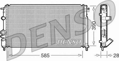 NPS DRM23052 - Радіатор, охолодження двигуна autocars.com.ua