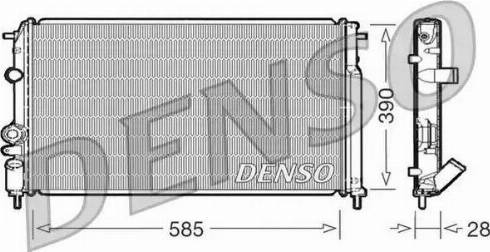 NPS DRM23052 - Радіатор, охолодження двигуна autocars.com.ua