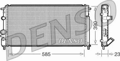 NPS DRM23053 - Радіатор, охолодження двигуна autocars.com.ua