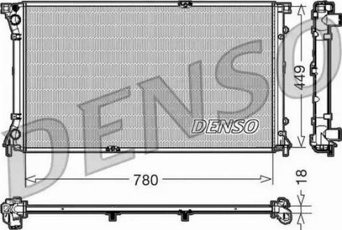 NPS DRM23097 - Радіатор, охолодження двигуна autocars.com.ua