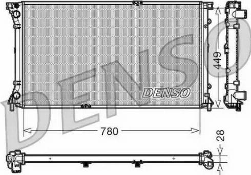 NPS DRM23098 - Радіатор, охолодження двигуна autocars.com.ua