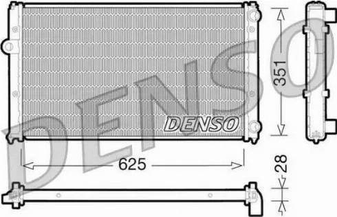 NPS DRM26001 - Радиатор, охлаждение двигателя autodnr.net