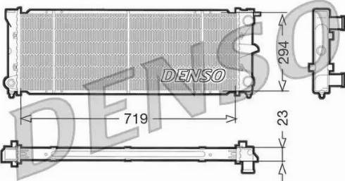 NPS DRM32026 - Радиатор, охлаждение двигателя avtokuzovplus.com.ua