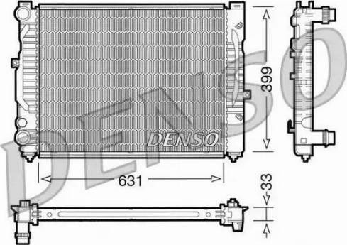 NPS DRM32029 - Радіатор, охолодження двигуна autocars.com.ua