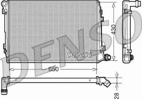 NPS DRM32037 - Радіатор, охолодження двигуна autocars.com.ua