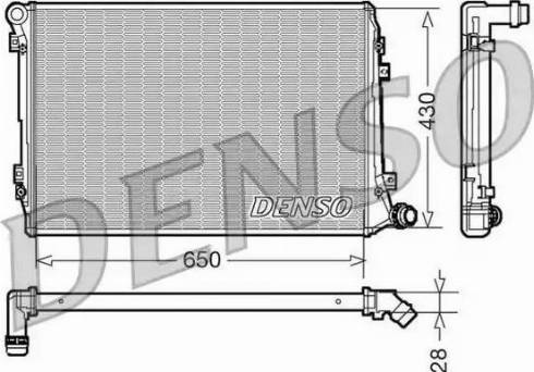 NPS DRM32037 - Радіатор, охолодження двигуна autocars.com.ua