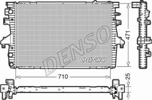 NPS DRM32039 - Радіатор, охолодження двигуна autocars.com.ua