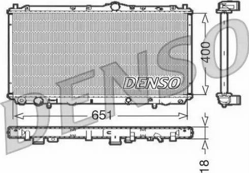 NPS DRM33061 - Радиатор, охлаждение двигателя autodnr.net