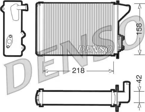 NPS DRR09040 - Теплообмінник, опалення салону autocars.com.ua