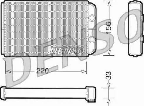 NPS DRR09090 - Теплообмінник, опалення салону autocars.com.ua