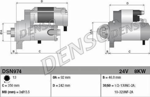 NPS DSN974 - Стартер autocars.com.ua