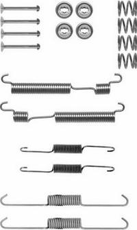 NPS H351I02 - Комплектуючі, барабанний гальмівний механізм autocars.com.ua