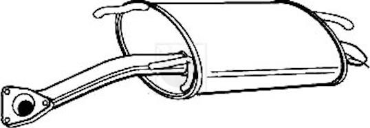 NPS H430A116 - Система випуску ОГ autocars.com.ua